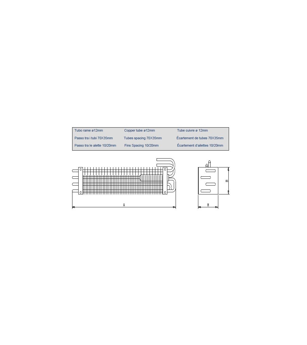 VT8 170       EVAPORATORE  PERVETRINASTATICO