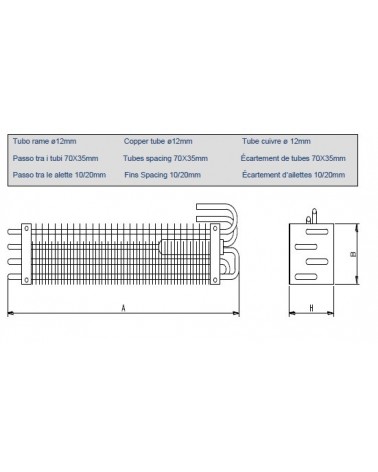 VT8 170       EVAPORATORE  PERVETRINASTATICO