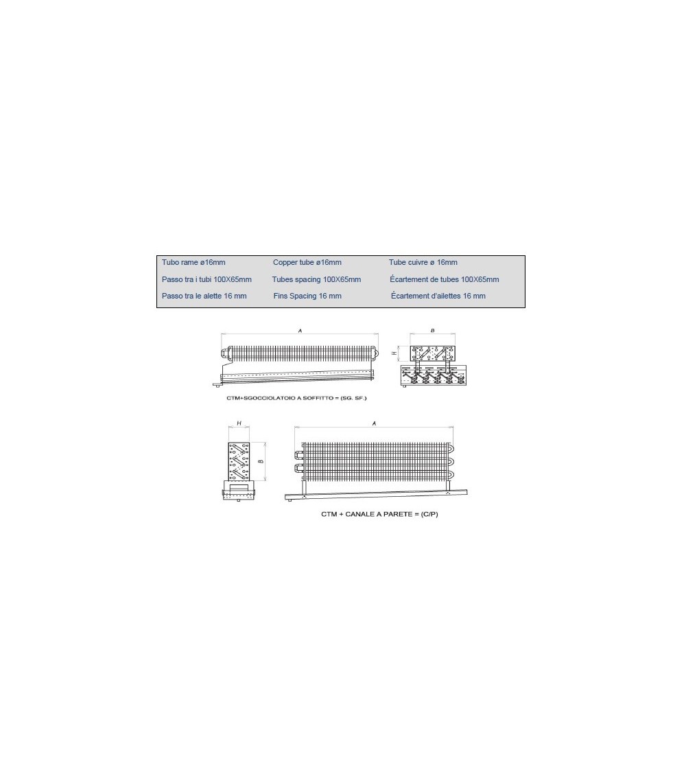 CTM 198/16    EVAPORATORE  PERCELLASTATICO