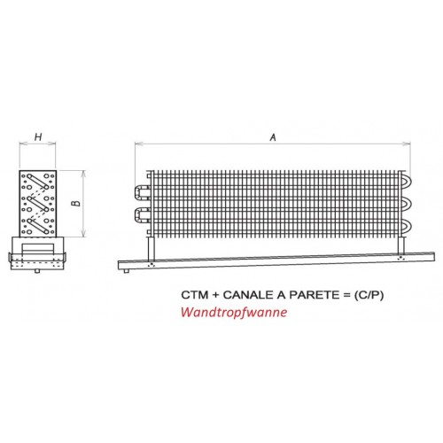 SGP 80 CANALE A PARETE