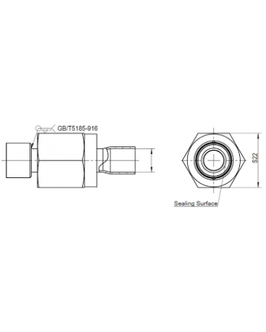 RFK-A04-038010  ADATTATORE SALDARE 3/8