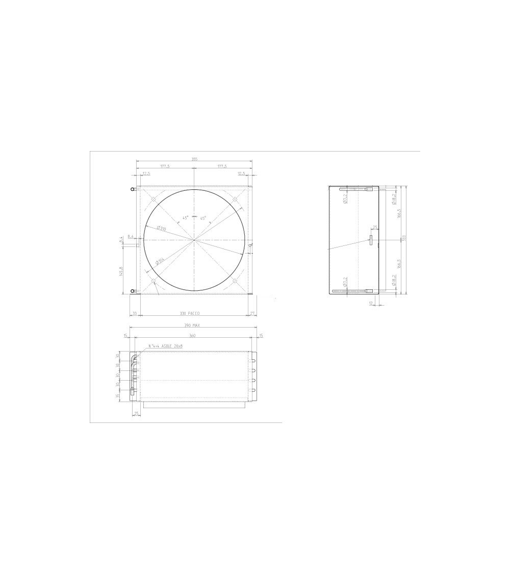 CCV 1333/4 TUBO D.7 CONDENSATORE AD ARIA87189