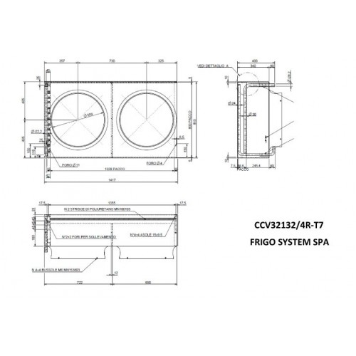 CCV 32132/4R-T7  RAL9005 ERP2015 CONDENS2X560 BOCC. H133+NERV. B06101