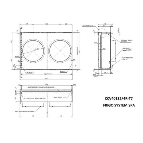 CCV 40132/4R-T7  RAL9005 ERP2015 CONDENSB06102 2X560 BOCC. H133+NERV.