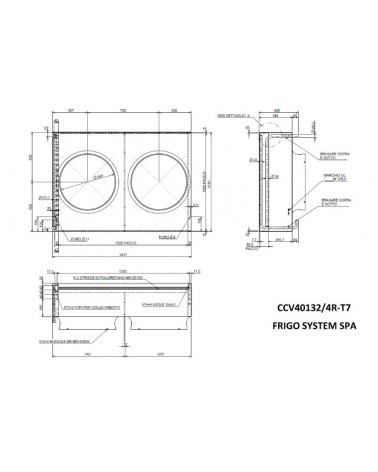 CCV 40132/4R-T7  RAL9005 ERP2015 CONDENSB06102 2X560 BOCC. H133+NERV.