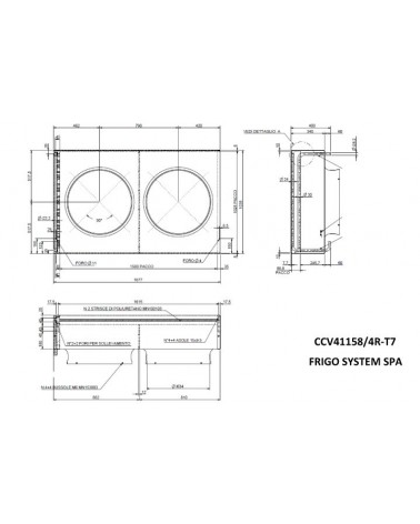 CCV 41158/4R-T7 RAL9005  ERP2015 CONDENS2X630 BOCC. H150+NERV. B06103