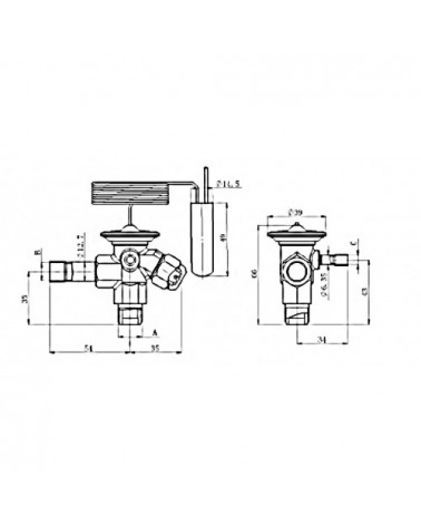 RFKH11E-4.5-53  VALVOLA TERM EQ.EST. ODS R452A