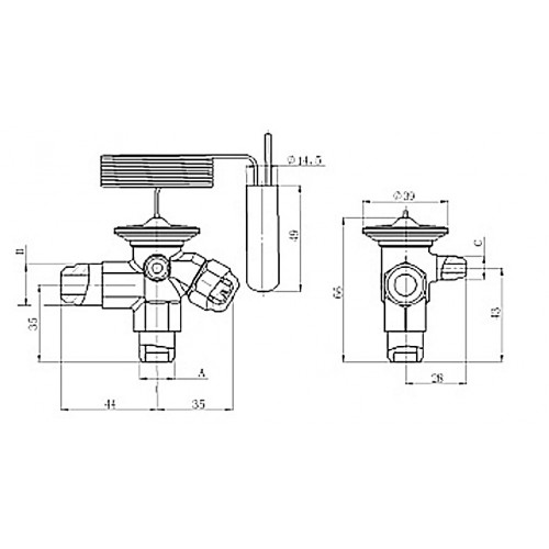 RFKH04E-2.9-19  VALV. TERM. EQ.EST. R134