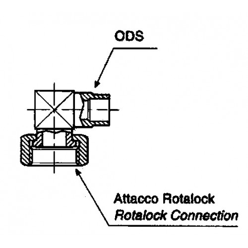 114 - 28ODS 40803 TRONCH A 90'ROTALOK 