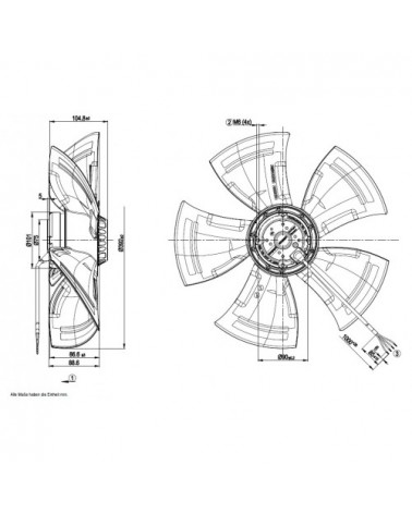 A6E400-AN24-09  D. 400 A.M.  VENTILATORE 900 GIRI    EX ...AP10-09