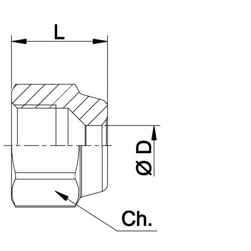 7030/6M18     BOCCHETTONE  3/4SAE D. 18 