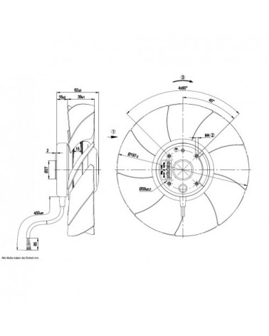 A4S200-AI04-01 D. 200 P.M.  VENTILATORE 1400 G.