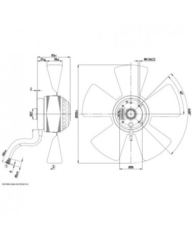 A2D250-AA02-01 D. 250 A.T.  VENTILATORE 2670 GIRI