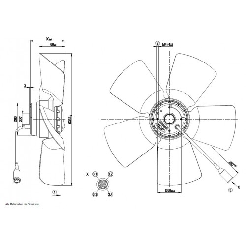 A4E330-AB16-19  D. 330 P.M.VENTILATORE 1400 G.(RIC.LU-VE)  ex.AB18-09