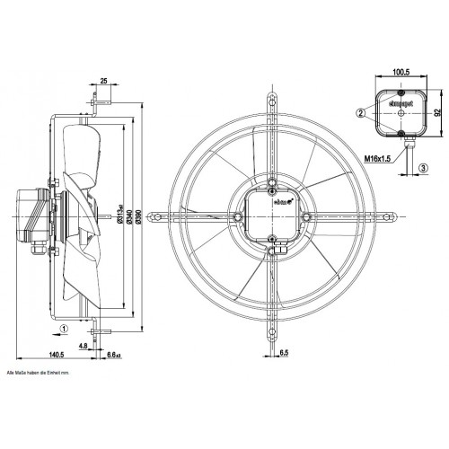 S4E315-DB74-09 VENTILATORE  C/GRIGLIA X DFE   EX ...DC44-09