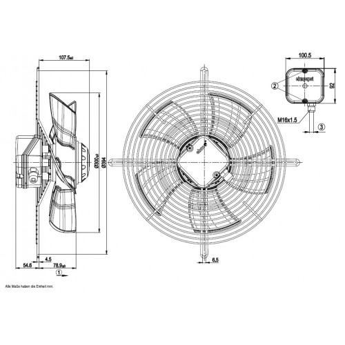 S4E300-BT16-35 PRE.VENTILAT. C/GRIGLIA EX  ...BQ18-35