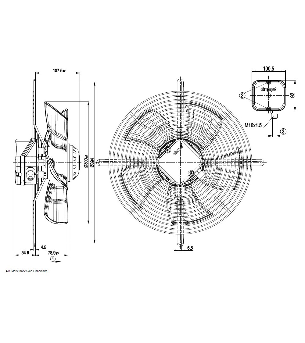 S4E300-BT16-35 PRE.VENTILAT. C/GRIGLIA EX  ...BQ18-35