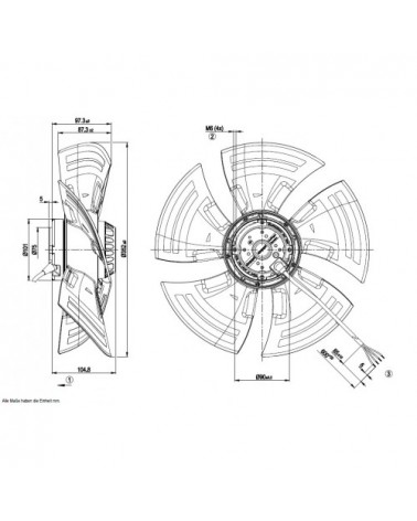 A6E350-AN24-01 D. 350 A.M. VENTILATORE 