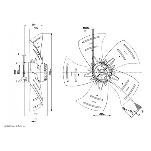 A4D400-AP12-01 D. 400 A.T.    VENTILATOR E  1400 GIRI