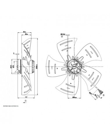 A4D400-AP12-01 D. 400 A.T.    VENTILATOR E  1400 GIRI