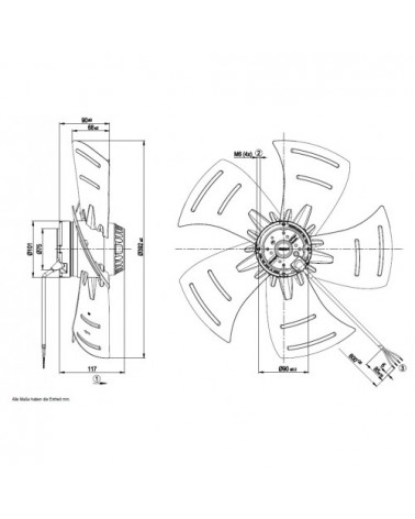 A4E400-AP02-02 D. 400 P.M. VENTILATORE 1400 GIRI    EX 16-81