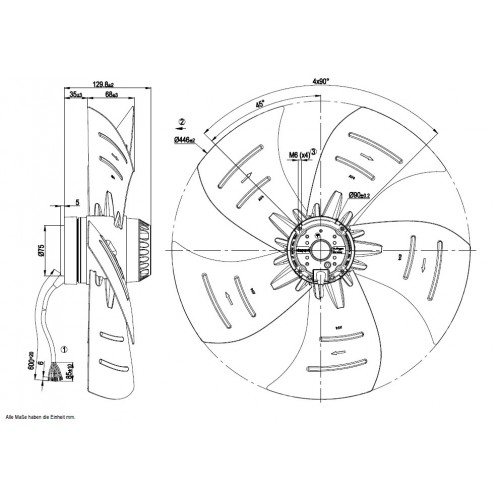 A4D450-AP01-01   D.450 A.T.   VENTILATOR E  1400 G.