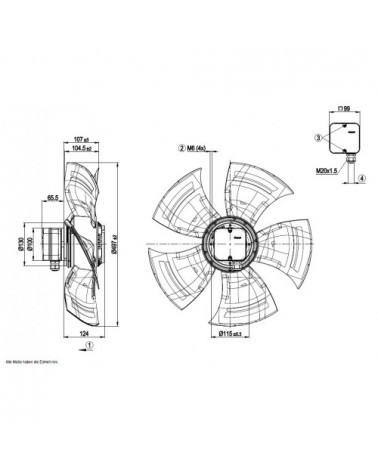 A6D500-AJ05-01 D. 500 A.T.  VENTILATORE 700/900  G. EX  AD03-01+AJ0301