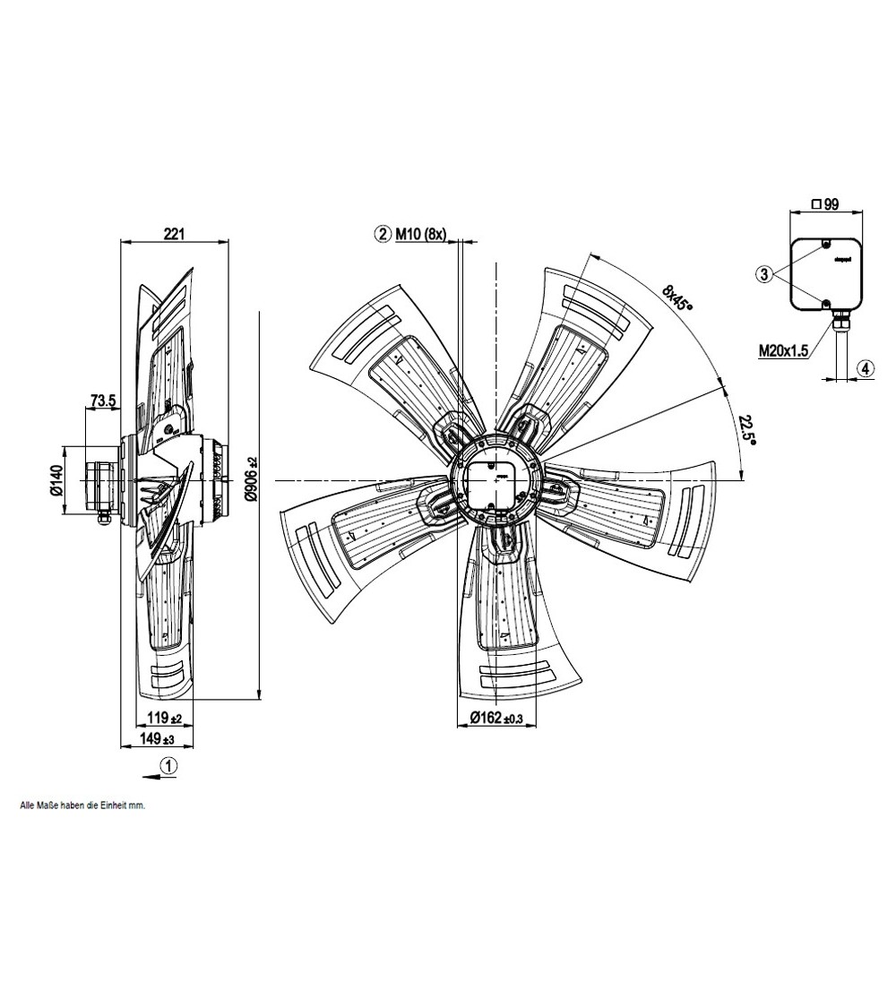 A6D910-AA01-01  D.910 A.T.VENTILATORE 