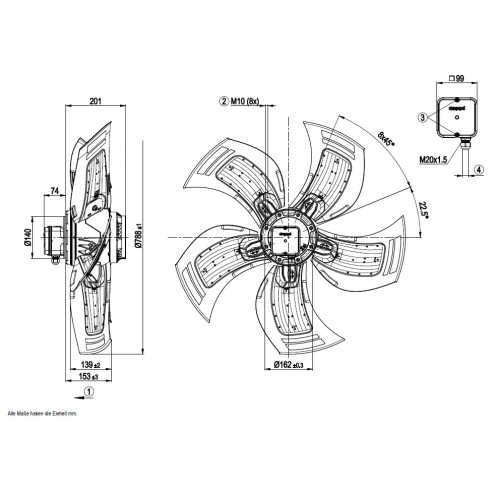 A6D800A10105  D.800 A.T.  VENTILATORE 