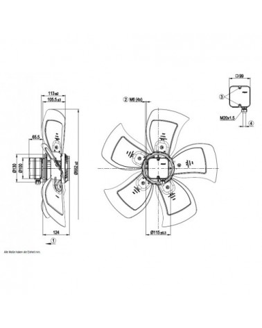 A6D560AH0301+106FG0436  VENTILATORE+GRI. 