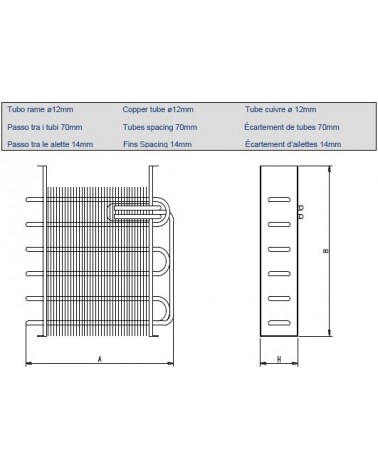 A   640       EVAPORATORE  PERARMADIO STATICO