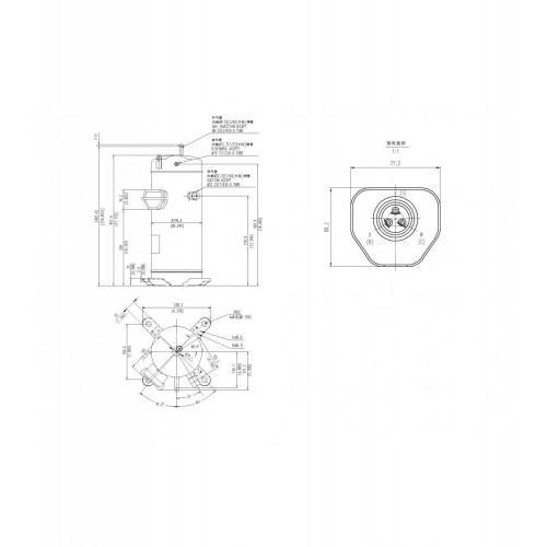 C-SBP205H38Q COMPRESSORE 